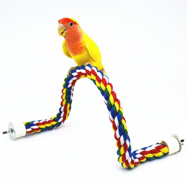 other bird supplies parrot standing supply toys cotton rope colorful toy chew perches staion bar for cage accessories
other bird supplies parrot standing supply toys cotton rope colorful toy chew perches staion bar for cage accessories