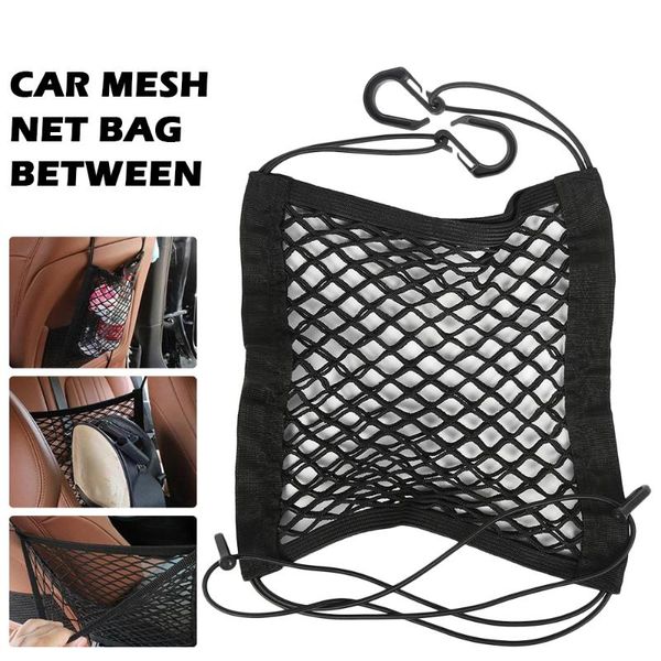 car organizer elastic storage mesh pocket net bag between seat back luggage holder for styling
car organizer elastic storage mesh pocket net bag between seat back luggage holder for styling