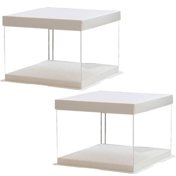 2pcs 8inch transparent birthday cake box container dessert storage (transparent) gift wrap
2pcs 8inch transparent birthday cake box container dessert storage (transparent) gift wrap