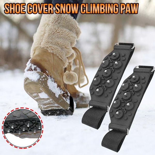 disposable gloves 1pair grippers snow grips spike winter climbing studs anti-slip shoes boots cover cleats over covers crampon for women men
disposable gloves 1pair grippers snow grips spike winter climbing studs anti-slip shoes boots cover cleats over covers crampon for women men