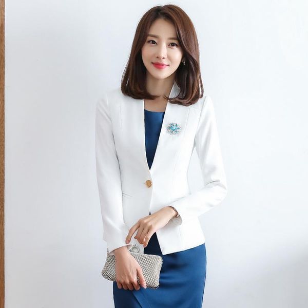 women's suits & blazers fmasuth checked blazer office lady dress full sleeve slim jacket+sleeveless for woman jy-1812-01, White;black
women's suits & blazers fmasuth checked blazer office lady dress full sleeve slim jacket+sleeveless for woman jy-1812-01, White;black