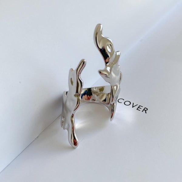 cluster rings shanice exaggerated s925 sterling silver open ring hollow flame design personality 2021 party gift for friends, Golden;silver
cluster rings shanice exaggerated s925 sterling silver open ring hollow flame design personality 2021 party gift for friends, Golden;silver