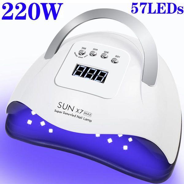 nail dryers 57leds uv led lamp for nails acrylic gel varnish dryer with low heat mode professionl art manicure machine
nail dryers 57leds uv led lamp for nails acrylic gel varnish dryer with low heat mode professionl art manicure machine
