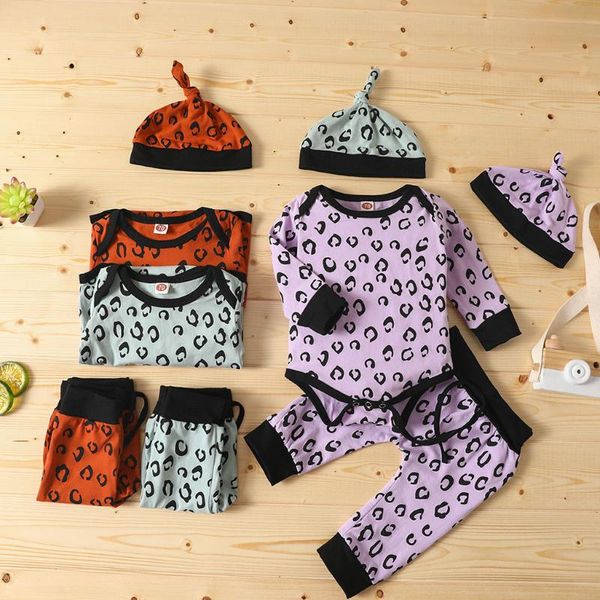 kids clothes baby set infant girls boys leopard print romper bodysuit + pants+hat outfits ropa niña clothing sets, White
kids clothes baby set infant girls boys leopard print romper bodysuit + pants+hat outfits ropa niña clothing sets, White
