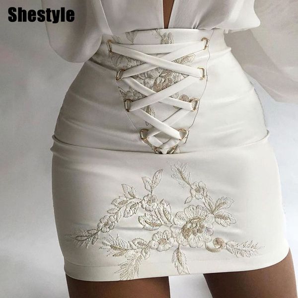 shestyle pu leather embroidery skirts women 2021 new arrivals sheath high waist white elegantcriss cross fashion outfitsb, Black;white
shestyle pu leather embroidery skirts women 2021 new arrivals sheath high waist white elegantcriss cross fashion outfitsb, Black;white