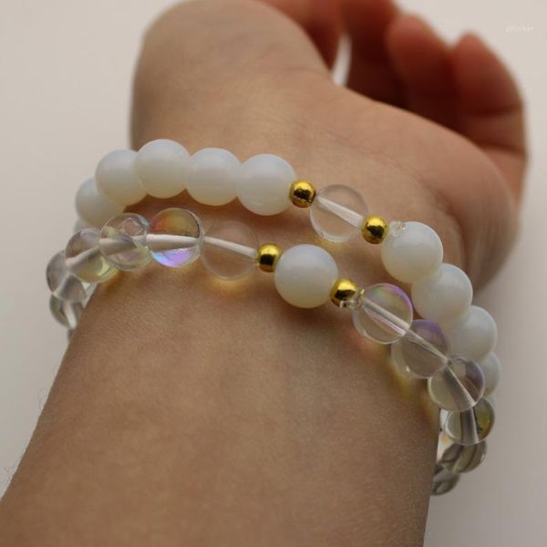 beaded, strands 1pc white opal ab beads friends bracelet distance diffuser bracelets gifts for her1, Black
beaded, strands 1pc white opal ab beads friends bracelet distance diffuser bracelets gifts for her1, Black