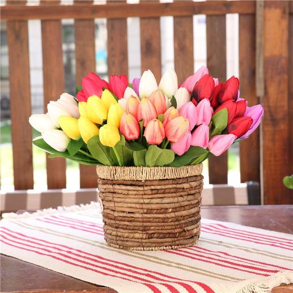 head/bunch pu tulips artificial flowers real touch artificiales tulip flower for home wedding party decoration decorative & wreaths
head/bunch pu tulips artificial flowers real touch artificiales tulip flower for home wedding party decoration decorative & wreaths