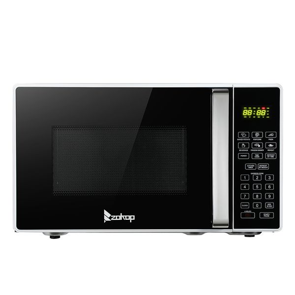 black white 23l / 0.9cuft conventional microwave oven with display / silver handle
black white 23l / 0.9cuft conventional microwave oven with display / silver handle