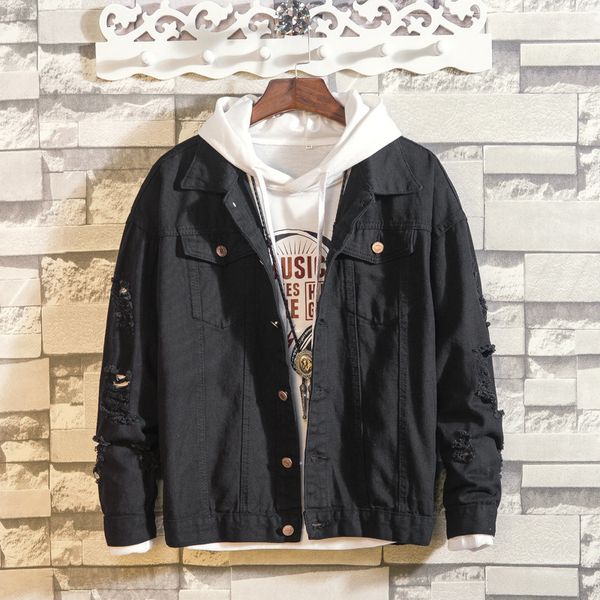 men's jackets spring and autumn street japanese cotton men's solid color loose casual teenager denim jacket wholesale trendy coat, Black;brown
men's jackets spring and autumn street japanese cotton men's solid color loose casual teenager denim jacket wholesale trendy coat, Black;brown