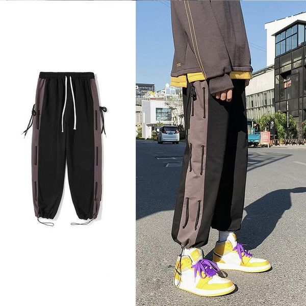 streetwear men korean side drawstring loose pants gray black hip hop casual joggers sweatpants male men's
streetwear men korean side drawstring loose pants gray black hip hop casual joggers sweatpants male men's