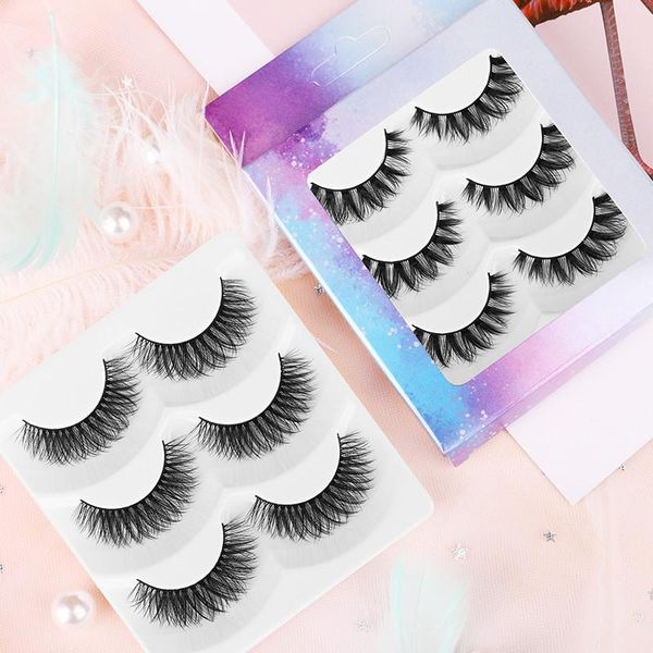 new 3pairs false eyelashes wispy natural curl makeup fake mink eyelashes natural eyelash extension beauty tools
new 3pairs false eyelashes wispy natural curl makeup fake mink eyelashes natural eyelash extension beauty tools