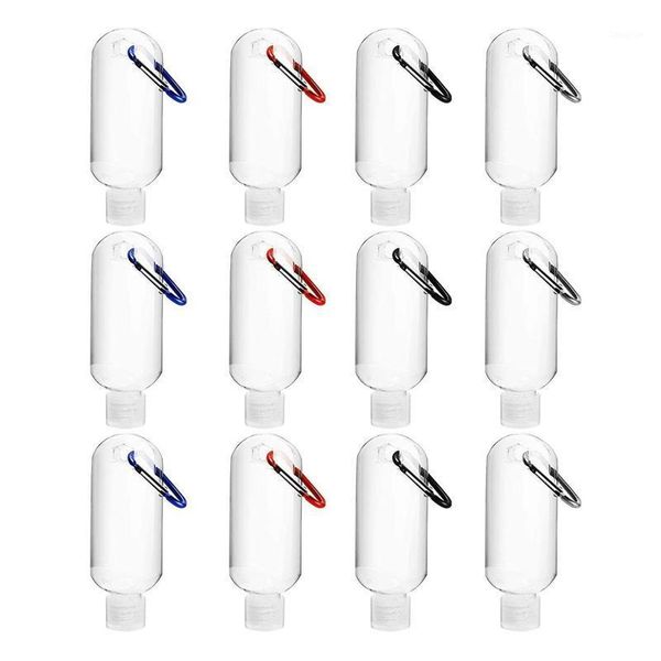 storage bottles & jars 12pcs 50ml refillable travel leakproof empty containers with portable hook for liquids, cream
storage bottles & jars 12pcs 50ml refillable travel leakproof empty containers with portable hook for liquids, cream