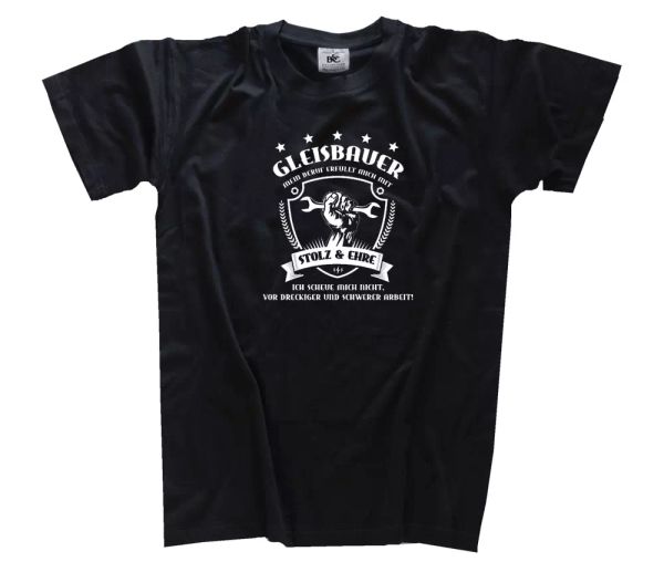 gleisbauer mio lavoro erfüllt me con stolz e ehre t-shirt s-xxxl, White;black
gleisbauer mio lavoro erfüllt me con stolz e ehre t-shirt s-xxxl, White;black