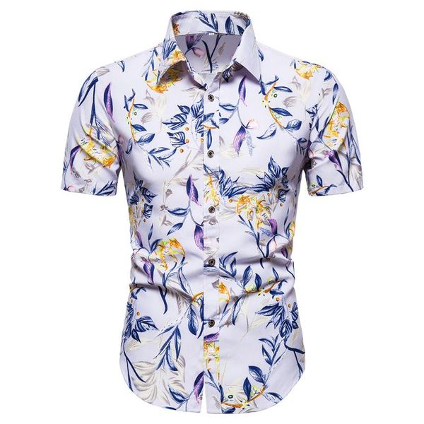 men's casual shirts feitong floral shirt men summer printed short-sleeved slim fit white beach holiday hawaiian, White;black
men's casual shirts feitong floral shirt men summer printed short-sleeved slim fit white beach holiday hawaiian, White;black