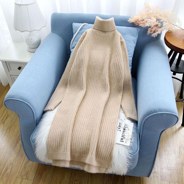 women's sweaters thicken warm trutleneck women sweater solid knitted knee-length winter all match slim lady elegant pulls outwear coat, White;black
women's sweaters thicken warm trutleneck women sweater solid knitted knee-length winter all match slim lady elegant pulls outwear coat, White;black