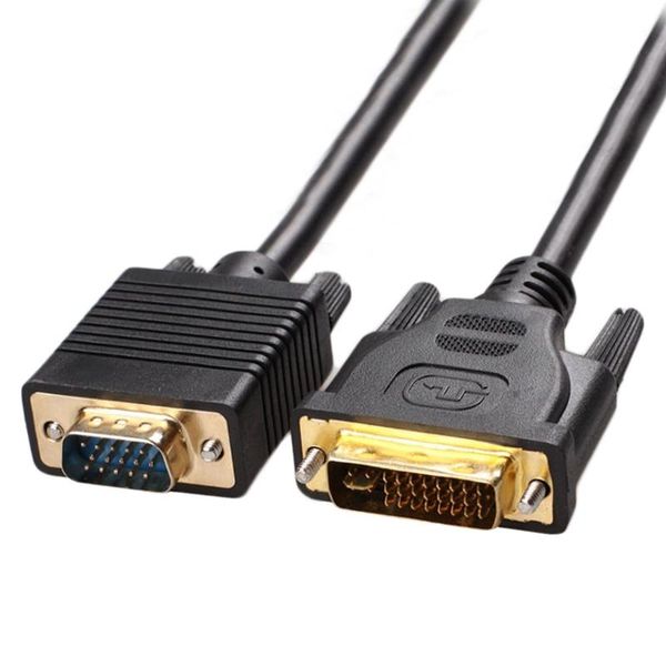 to vga cable dvi-i 24+5 pin 15pin video for computer pc moniter projector 1.75m cables & connectors
to vga cable dvi-i 24+5 pin 15pin video for computer pc moniter projector 1.75m cables & connectors