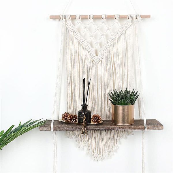 other home decor delicate tassel rack creative tapestry shelf wooden board wall flowerpot holder weaving for living room
other home decor delicate tassel rack creative tapestry shelf wooden board wall flowerpot holder weaving for living room