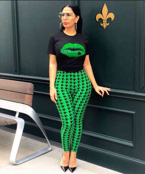 fashion womens wrapped trousers suit elastic home gym wear lip printed tight high waist pants, White
fashion womens wrapped trousers suit elastic home gym wear lip printed tight high waist pants, White
