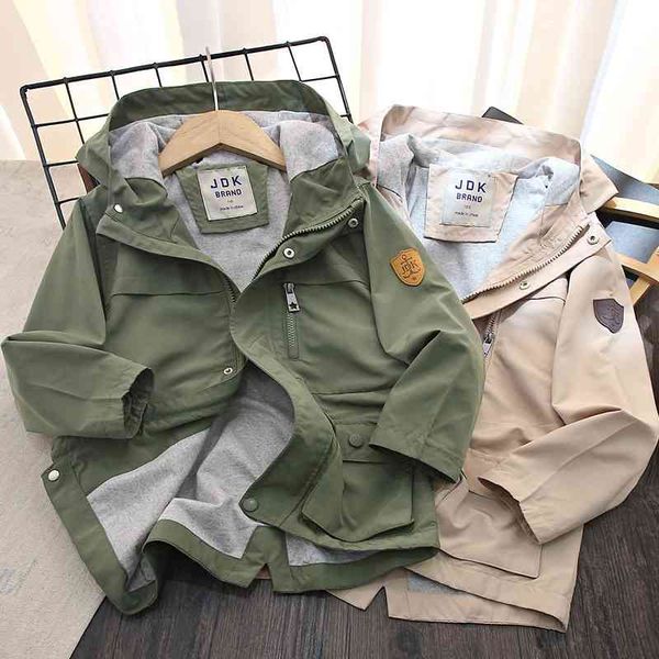 children's medium long coat boys' baby cardigan 2021 spring autumn casual middle and big children's hooded zipper windbreaker, Black
children's medium long coat boys' baby cardigan 2021 spring autumn casual middle and big children's hooded zipper windbreaker, Black