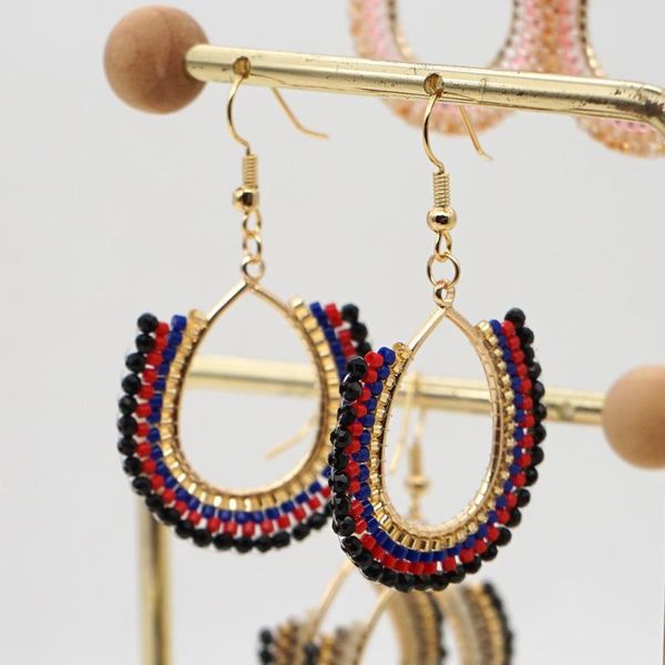 hoop & huggie women miyuki rice beads round earring handmade crystal exaggerated ladies big earrings bohemian gold plate pierced ear jewelry, Golden;silver
hoop & huggie women miyuki rice beads round earring handmade crystal exaggerated ladies big earrings bohemian gold plate pierced ear jewelry, Golden;silver