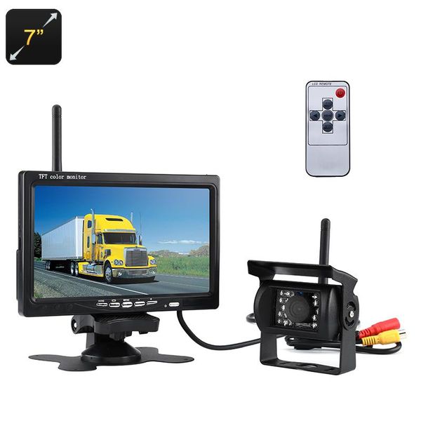 car video 2.4g wireless camera and monitor kit,7-inch display monitor,800x480p,ir night vision waterproof camera,120-degree viewing angle
car video 2.4g wireless camera and monitor kit,7-inch display monitor,800x480p,ir night vision waterproof camera,120-degree viewing angle