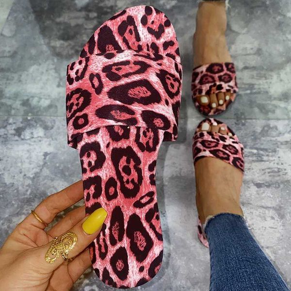 fashion cheetah print flat with women slippers ladies summer sandals slides shoes big size 43, Black
fashion cheetah print flat with women slippers ladies summer sandals slides shoes big size 43, Black