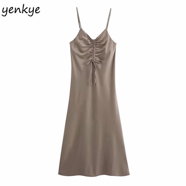 vintage solid spaghetti strap dress women front draped v neck sleeveless a-line long fashion club party es 210514, Black;gray
vintage solid spaghetti strap dress women front draped v neck sleeveless a-line long fashion club party es 210514, Black;gray