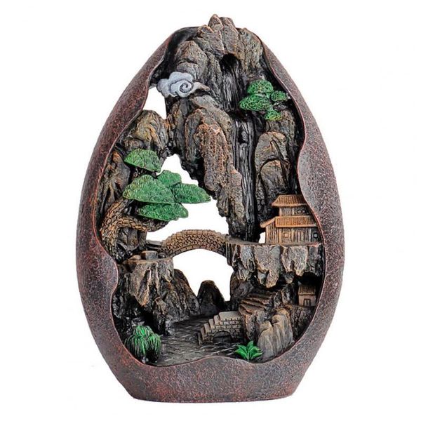 fragrance lamps s mountain river shape teahouse waterfall backflow incense burner ceramic censer
fragrance lamps s mountain river shape teahouse waterfall backflow incense burner ceramic censer