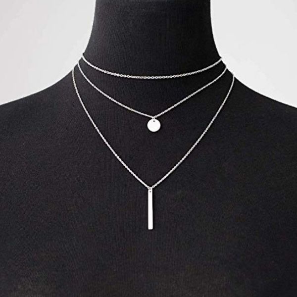 2021 summer new style women dainty layered choker necklace pearl pendant adjustable punk necklaces set women chain #j20 j0312, Golden;silver
2021 summer new style women dainty layered choker necklace pearl pendant adjustable punk necklaces set women chain #j20 j0312, Golden;silver