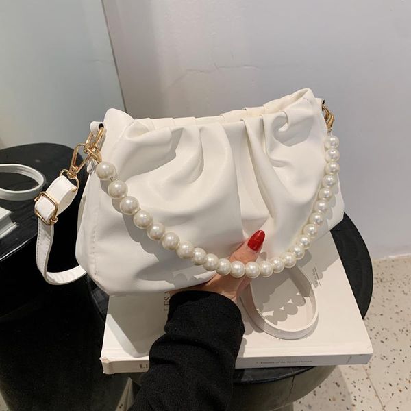 shoulder bags women's small crossbody bag solid color pu leather ladies underarm pearl chain strap simple female purse handbags
shoulder bags women's small crossbody bag solid color pu leather ladies underarm pearl chain strap simple female purse handbags