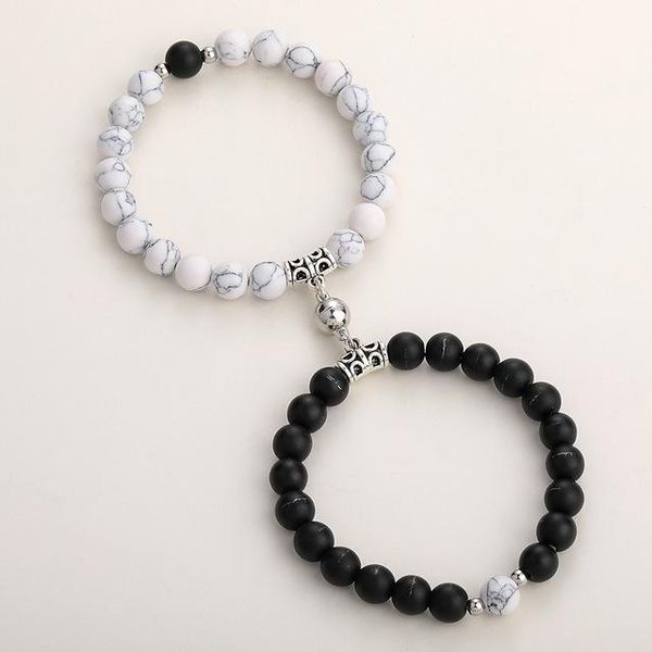 beaded, strands 2021 fashion 2pcs/set natural stone beads yoga bracelet for lovers distance magnet couple bracelets friendship jewelry, Black
beaded, strands 2021 fashion 2pcs/set natural stone beads yoga bracelet for lovers distance magnet couple bracelets friendship jewelry, Black