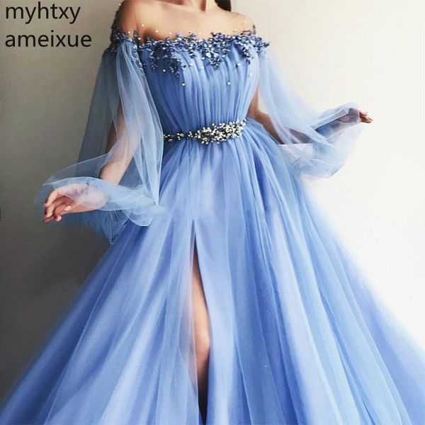 party dresses 2021 the shoulder blue robe plus size evening appliques beaded tulle satin split side floor length light, White;black
party dresses 2021 the shoulder blue robe plus size evening appliques beaded tulle satin split side floor length light, White;black