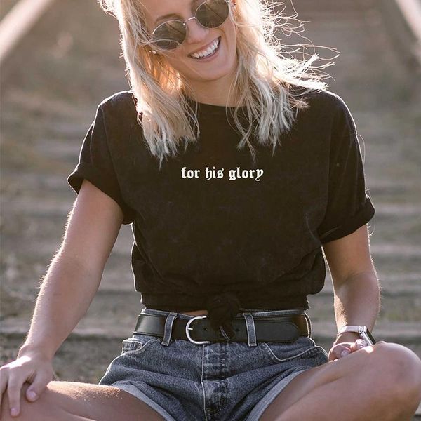 women's t-shirt for his glorp religious t shirts women harajuku graphic tshirt christian 90s jesus womens clothing cotton plus size fas, White
women's t-shirt for his glorp religious t shirts women harajuku graphic tshirt christian 90s jesus womens clothing cotton plus size fas, White