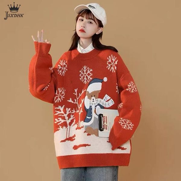 women's sweaters fall winter thick warm christmas sweater couples korean fashion sweet loose anime pullove lazy harajuku red, White;black
women's sweaters fall winter thick warm christmas sweater couples korean fashion sweet loose anime pullove lazy harajuku red, White;black