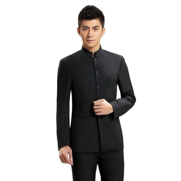 men's suits & blazers 2021 suit zhongshan casual korean embroidery chinese style, White;black
men's suits & blazers 2021 suit zhongshan casual korean embroidery chinese style, White;black