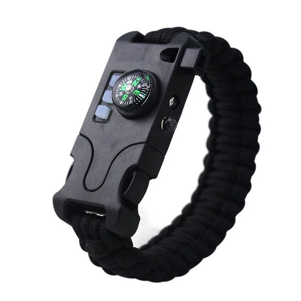 outdoor gadgets men women braided paracord multi-function camping rope bangles compass whistle knife
outdoor gadgets men women braided paracord multi-function camping rope bangles compass whistle knife