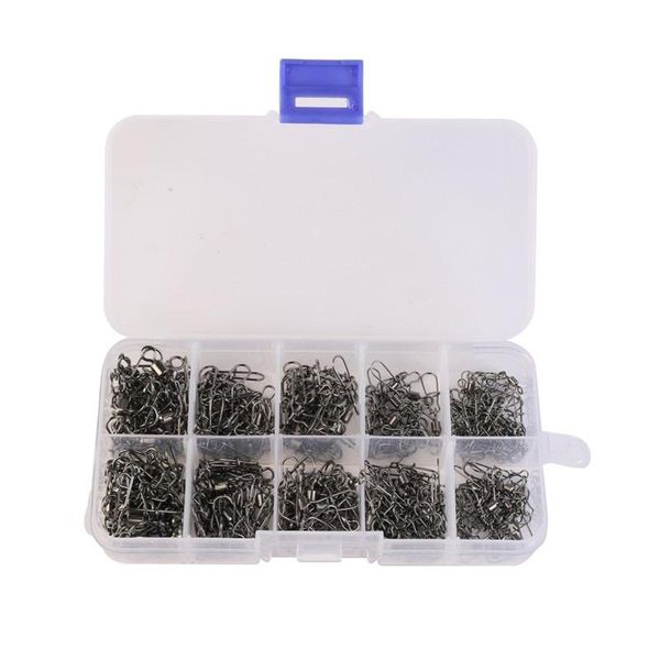 fishing hooks 210pcs / set steel swivel snap rolling connector hooked snaps pin ball bearing fishhook lure tackle kit
fishing hooks 210pcs / set steel swivel snap rolling connector hooked snaps pin ball bearing fishhook lure tackle kit