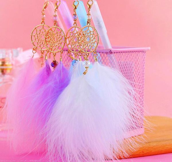gel pens 2pcs/set kawaii feather pendant pen black refill for school gift writing office supplies girls
gel pens 2pcs/set kawaii feather pendant pen black refill for school gift writing office supplies girls
