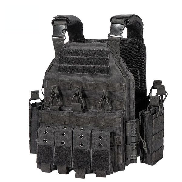 quick release version of tactical vest outdoor fans cs protective equipment 6094 camouflage combat tactical vest, Camo;black
quick release version of tactical vest outdoor fans cs protective equipment 6094 camouflage combat tactical vest, Camo;black