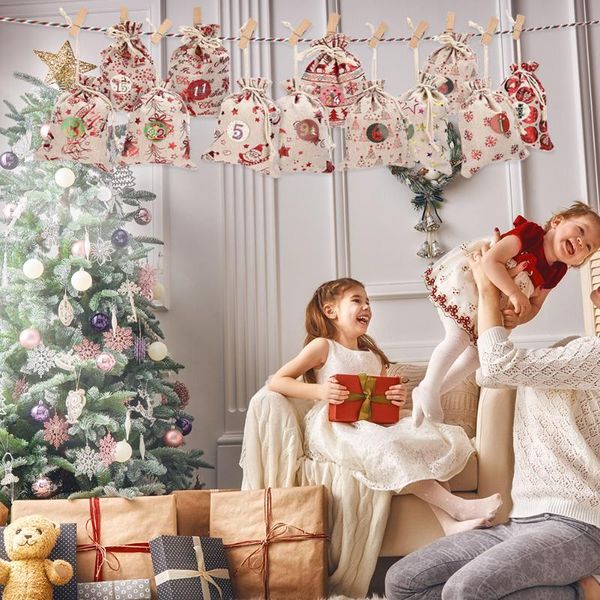 christmas decorations 24pcs multifunctional gift bags set drawstring linen retro jewelry candy pouches packing storage holders
christmas decorations 24pcs multifunctional gift bags set drawstring linen retro jewelry candy pouches packing storage holders