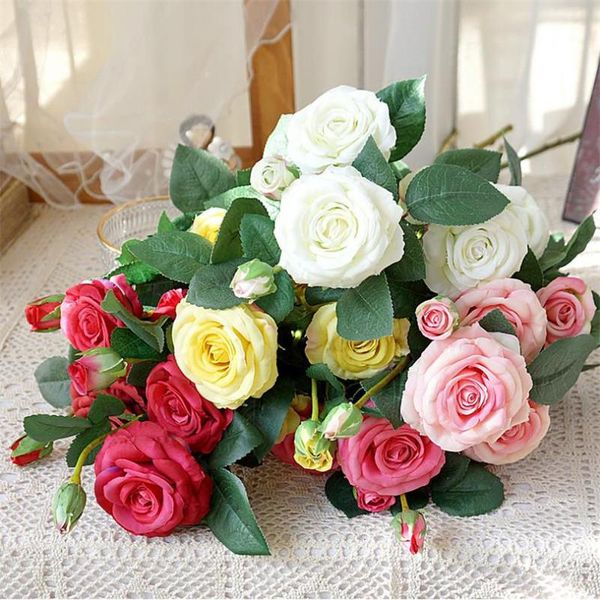 7pcs fake long stem rose (7 heads/piece) 29.53" length simulation effie roses for wedding home decorative artificial flowers & wreaths
7pcs fake long stem rose (7 heads/piece) 29.53" length simulation effie roses for wedding home decorative artificial flowers & wreaths