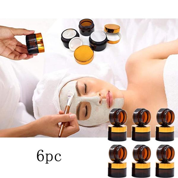 storage bottles & jars 6 packs of 30ml amber brown cosmetic cream bottle lipstick sample container canister shop small glass #36
storage bottles & jars 6 packs of 30ml amber brown cosmetic cream bottle lipstick sample container canister shop small glass #36
