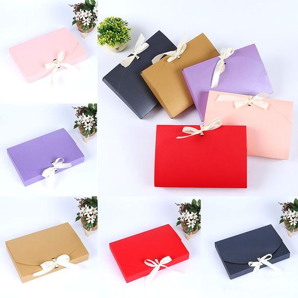 packing box envelope shape with ribbon gift solid color party supplies wedding baby shower favors event wrap
packing box envelope shape with ribbon gift solid color party supplies wedding baby shower favors event wrap