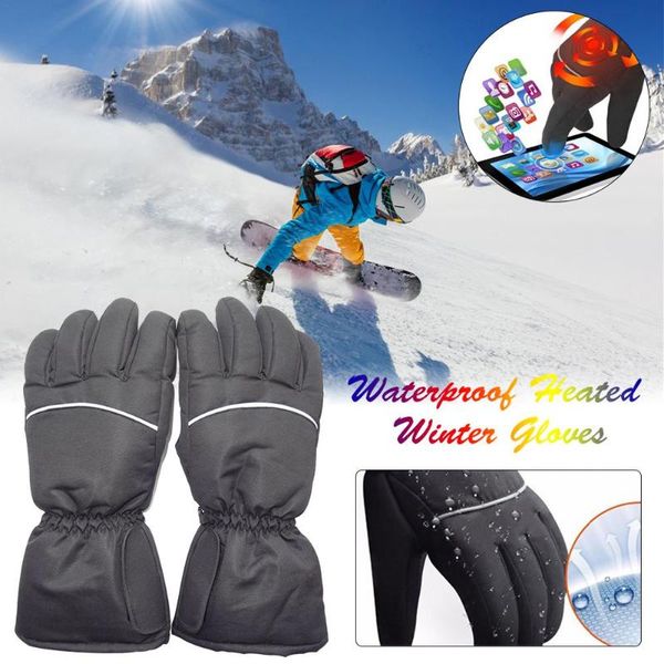 cycling gloves usb electric heating finger thick heated washable for outdoor use rechargeable bicycle, Black
cycling gloves usb electric heating finger thick heated washable for outdoor use rechargeable bicycle, Black
