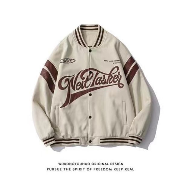 women's jacket baseball beauty retro street hip-hop sports loose embroidery cotton thick ins trend in 211014, Black;brown
women's jacket baseball beauty retro street hip-hop sports loose embroidery cotton thick ins trend in 211014, Black;brown