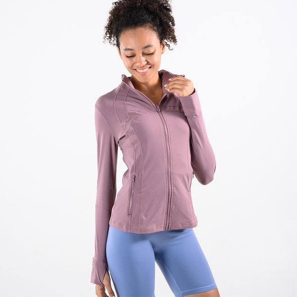 lulu same autumn and winter new yoga sports coat women's elastic zipper running yoga long sleeve top, Gray
lulu same autumn and winter new yoga sports coat women's elastic zipper running yoga long sleeve top, Gray