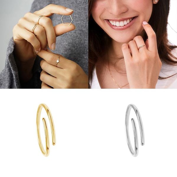 cluster rings 100% genuine 925 sterling silver ring geometric shape simple round female couple gift suitable for party dating, Golden;silver
cluster rings 100% genuine 925 sterling silver ring geometric shape simple round female couple gift suitable for party dating, Golden;silver