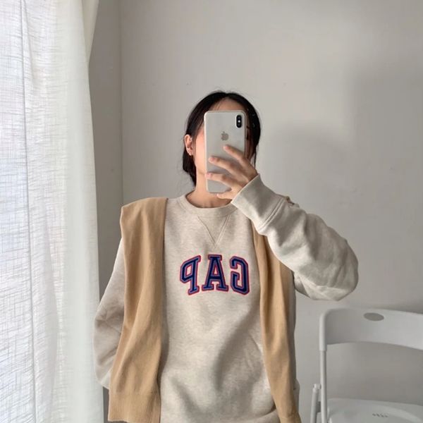 brand hoodie gap round neck sweater men's autumn and winter fashion brand couple loose sports embroidered jacket women's, Black
brand hoodie gap round neck sweater men's autumn and winter fashion brand couple loose sports embroidered jacket women's, Black