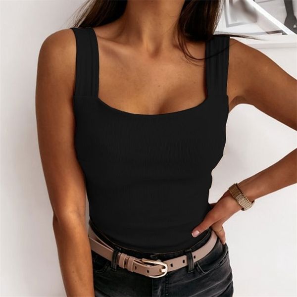 summer square collar women's tank sleeveless white female tanks casual streetwear fashion ladies short tube 210705
summer square collar women's tank sleeveless white female tanks casual streetwear fashion ladies short tube 210705