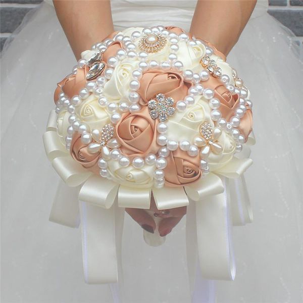 wedding flowers satin bridal bouquets supplies artificial flower pearls rhinestones sweet 15 quinceanera w226
wedding flowers satin bridal bouquets supplies artificial flower pearls rhinestones sweet 15 quinceanera w226